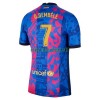 Maillot de Supporter FC Barcelone Ousmane Dembele 7 Troisième 2021-22 Pour Homme